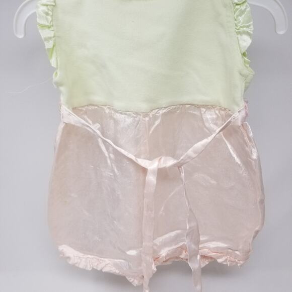 Janie & Jack Romper & 2 Dresses Sleeveless Comfortable Dress Size 3-6 Months - Picture 7 of 13